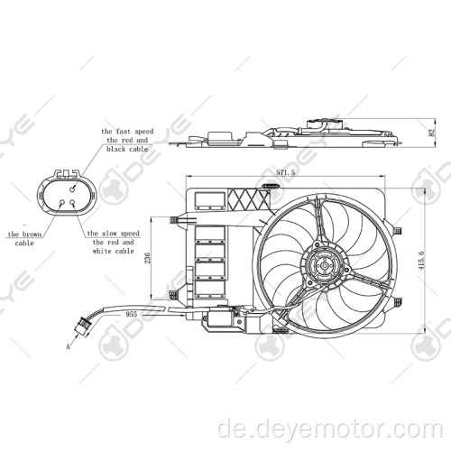 12 Volt elektrisches Kühlgebläse für BMW MINI